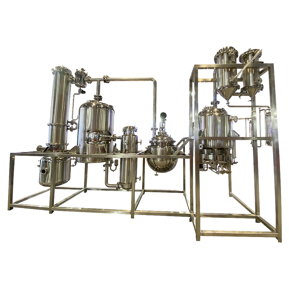 化工制藥食品小型實(shí)驗(yàn)室多功能提取、濃縮、醇沉、回收機(jī)組